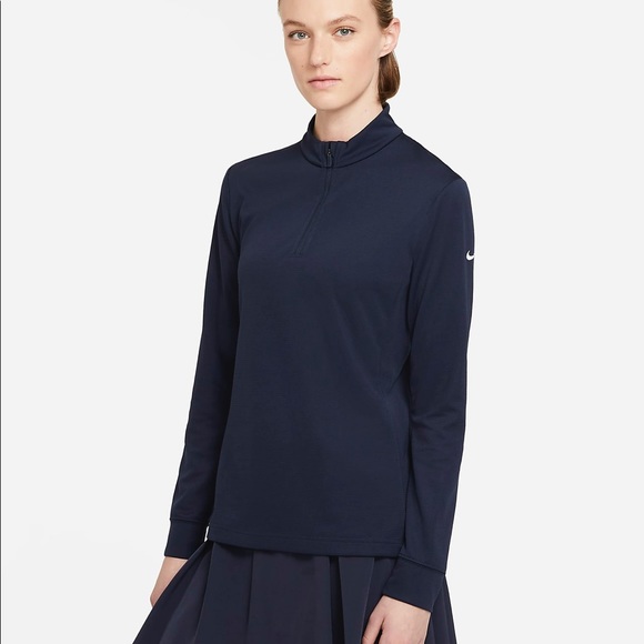 Nike Therma-FIT women golf gray long sleeve top - Picture 4 of 5